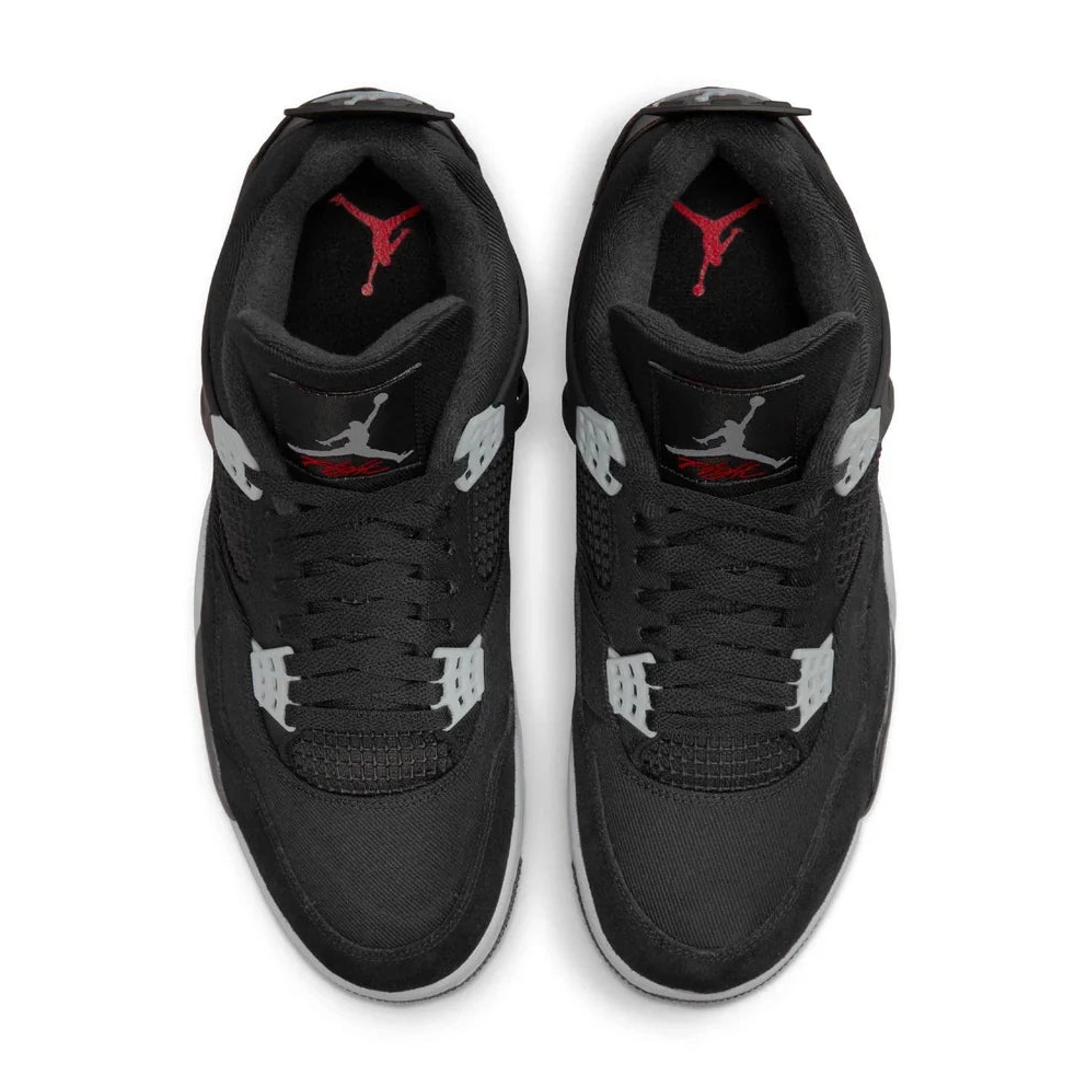 Black 4 SE Jordan Retro Air Canvas 0710